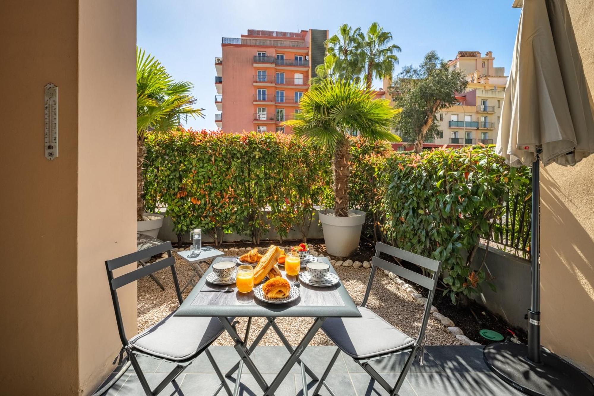 Appartamento Le Coq Wagner - Parking - Air Conditioning - Pool Mentone Esterno foto